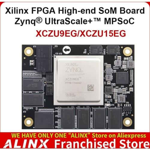 ALINX SoM ACU9EG ACU15EG: Xilinx Zynq UltraScale+ MPSOC XCZU9EG 15EG AI Calculation Industrial Grade Module