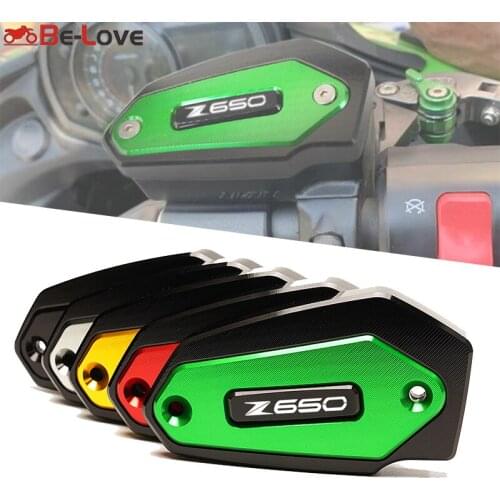 2020 New For KAWASAKI Z900 Z650 2017 2018 2019 2020 Motorcycle CNC Aluminum Front Brake Reservoir Fluid Tank Oil Cup Cover