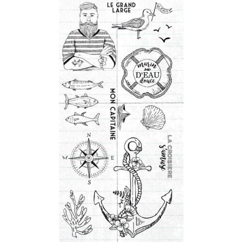 French Transparent Clear Stamp for DIY scrapbooking/Card Making C566