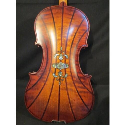 Guarneri style SONG Brand meastro inlay natural /ebony strip violin 4/4