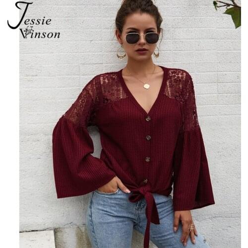 Кружевные блузки JESSIE VINSON China At AliExpress