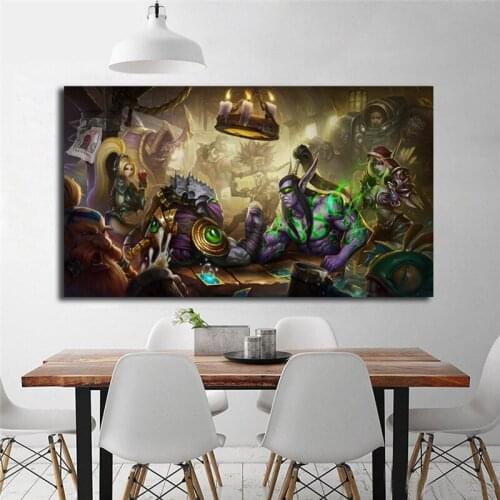 World Of Warcrafts Illidan Heroes Of The Storm HD Canvas Painting Print Bedroom Home Decor Modern Wall Art Oil Painting Poster