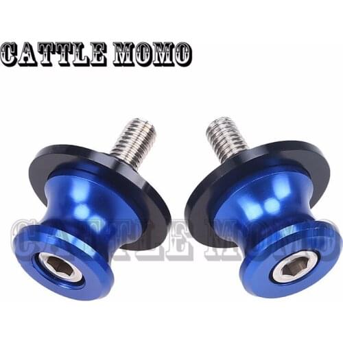 6mm Motorcycle Swing Arm Spools For R1 R6 R7 R6S FZ1 FZ8 MT01 MT03 YZF600R MT07 MT09 FZ07 FZ09