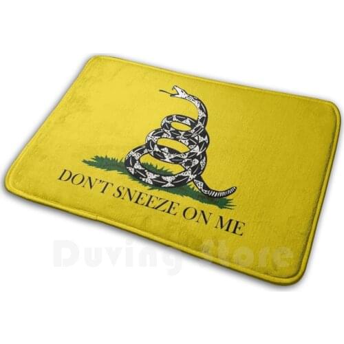 Don't Sneeze On Me Carpet Mat Rug Cushion Soft Cdc Gadsen Flag Dont Sneeze On Me Liberty Public Health Economy Media