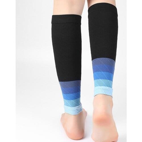 1Pair Socks Comfortable Precise Sewing Nylon Sports Compression Gradient Leggings Stockings for Hiking