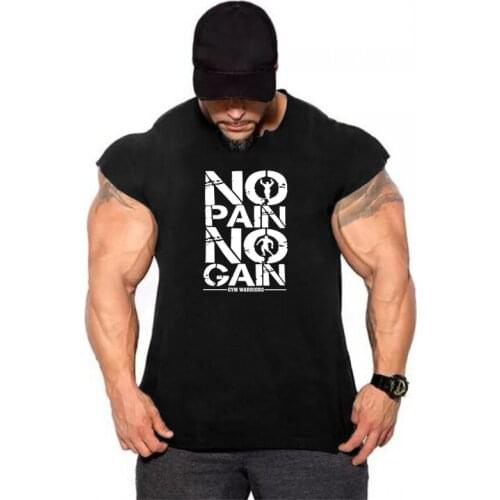 Workout Mens Hot Selling Gyms Tank Top Vest Singlets Mens Bodybuilding Fitness Bodybuilding Sleeveless Brand Casual Shirts