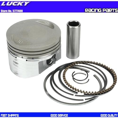 Motorcycle 56.5mm Piston 15mm Pin Piston Set For Lifan 150cc Horizontal engines Dirt Pit Bike ATV Parts