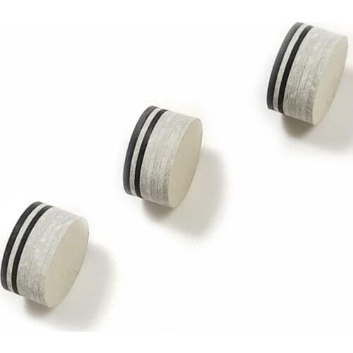 Xmlivet 10pcs 2color 12/13/14mm Billiard pool cue tips can customize in SS/S/M/H cue tips billiard accessories