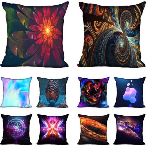 Custom Pillowcase Cover Abstract Art Pattern Square Zipper Pillow Cover (Two Sides) Print Your Pictures Cool Pillow Cases