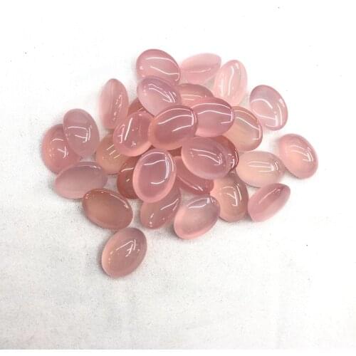 Wholesale 20pcs Pink Agat e Carnelian Oval Cabohcon Bead 10x14mm 12x16mm 13x18mm 15x20mm 18x25mm 22x30mm Gem Stone CAB,Ring face