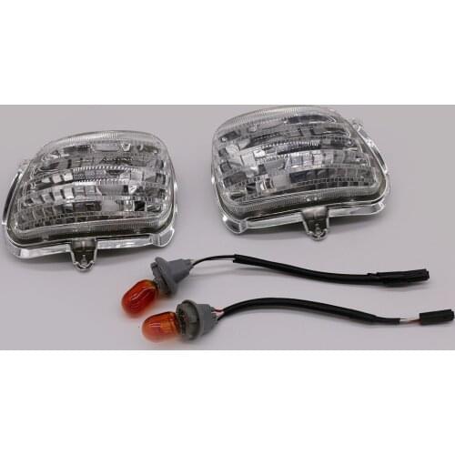 Motorcycle Front Turn Signals Indicator Lamp Blinker Lens Cover for Honda GL1800P Goldwing GL1800 GL1800 ABS GL1800HP