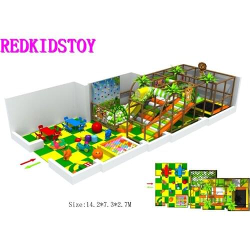 Shipped to Turkey Jungle Themed Maze Playground With Separated Toddler Area HZ-71103