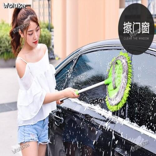 Wash the car mop special brush brush soft hair does not hurt the car with the car rubbing handle washing tool CD50 Q06