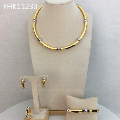 Yuminglai Dubai Fine Jewlery Simple Jewelry Sets for Women FHK11233