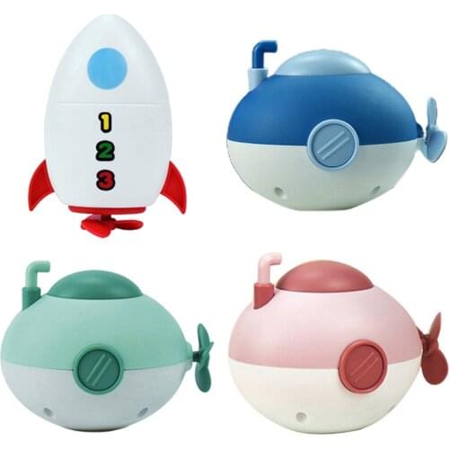 Baby Toy Kids Wind Up Clockwork Boat Ship Toys Bath Toy Play Water Bathroom