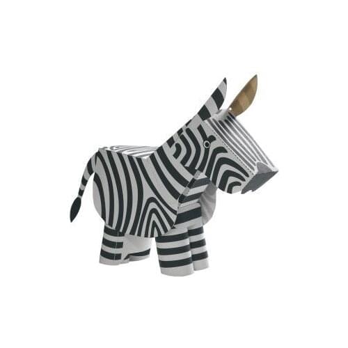 Zebra paper craft 3D paper model toys parent-child DIY kindergarten activities handmade origami puzzle