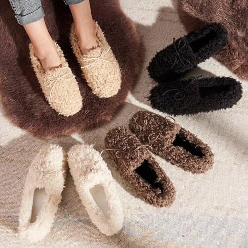 2021 New Winter Women Cotton Boots Female Sweet Soft Bottom Plush Warm Cotton Shoes Student Flat Cotton Boots Mom Shoes 35-41