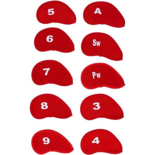 10 Sets Of Three Colors Can Choose Golf Club Head Protective Accessories Cover Q7B8
