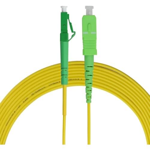 10PCS LC/APC-SC/APC Fiber Optic Patch Cord Cable Single Mode Simplex 2.0mm 1/3/5/10/20/30M Jumper FTTH fiber optic jumper cable