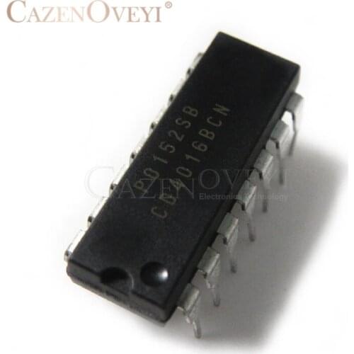 10pcs/lot CD4016BE CD4016 DIP-14 In Stock