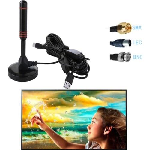 300Mile HDTV Antenna HD Digital TV Signal Amplifier Booster Indoor Cable Support 1080P VHF UHF