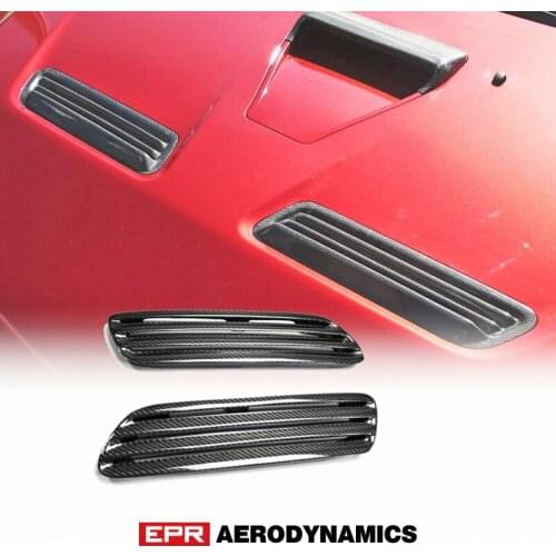 Car-styling For Mitsubishi Evolution EVO 10 OEM Carbon Fiber Hood Air Vents