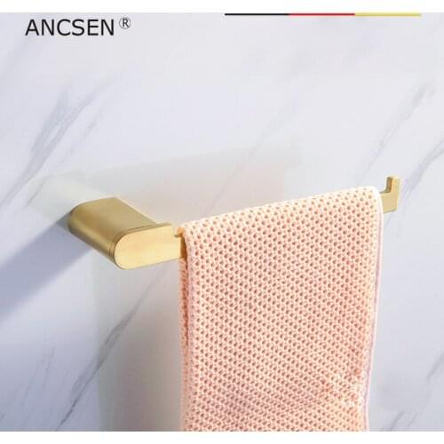 Bathroom Towel Ring/Rack Towel Holder Wall Mount 304 Stainless Steel Towel Bar Towel Ring Robe Hook Bathroom Hardware Set