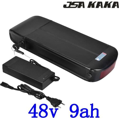 48V 10AH Lithium Battery 48V 8AH 9AH 10AH Electric Bicycle Li-ion Battery 48V 500W 750W Ebike Battery with 20A BMS+2A charger