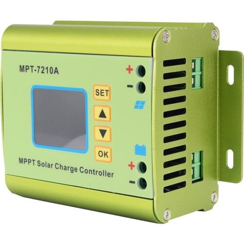 Mayitr LCD Display MPT-7210A MPPT Solar Panel Charge Controller Solar Battery Controllers 24/36/48/60/72V
