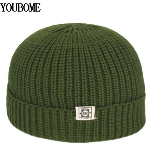 Miki Docker Men Winter Knitted Hat Women Skullies Beanies Hats For Men Mask Gorras Bonnet Male Short Warm Beanie Winter Hat Cap