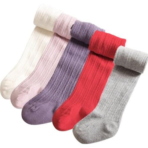 Infant Soft Cotton Baby Girl Dancing Pantyhose Tights Newborn Casual Solid Stockings Warm Tights Kid Baby Girls Pants