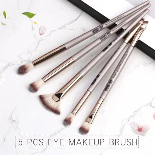 5Pcs/set Makeup Brushes Set Eyeliner Eyelash Eye Shadow Lip Brush Cosmetic Make Up Tool Kit