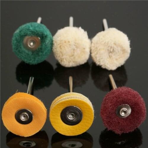 6pcs Polisher Buffer Wheel Polishing Buffing Pad Kit for Rotary Tool
