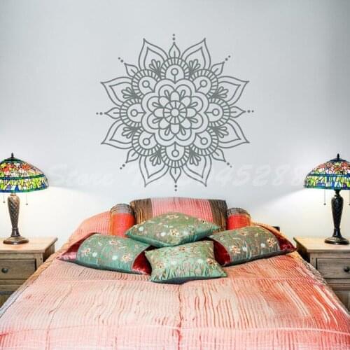 Mandala Wall Decal Design Decal Mandala Decal Boho Chic Decor Boho Decor Bedroom Yoga Stickers Gift Fashion Wallpapers Z324