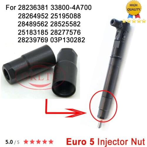 ORLTL Euro 5 Injector Nozzle Cap Diessel Injector Nozzle Nut For 28525582 25195088 28239769 03P 130 282 03P130282