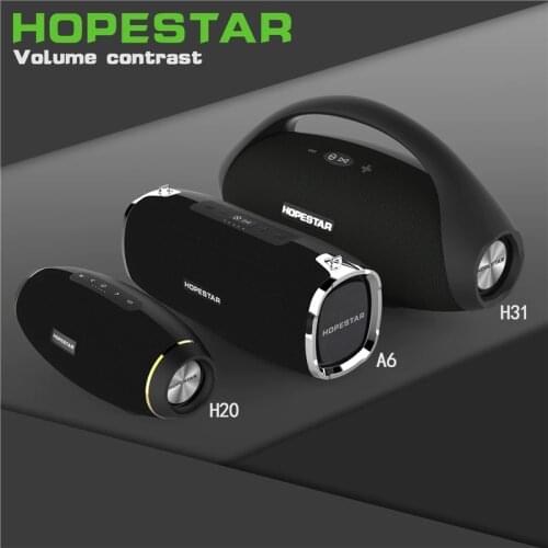 HOPESTAR H31 32W Bluetooth Speaker Stereo Heavy Bass Portable Outdoor wireless subwoofer waterproof speaker support TF USB FM