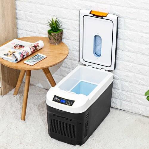 25L Car Fridge Low Noise Portable Auto Fridge Freezer Cooling Box Food Fruit Storage Fridge for Home Travel Camping