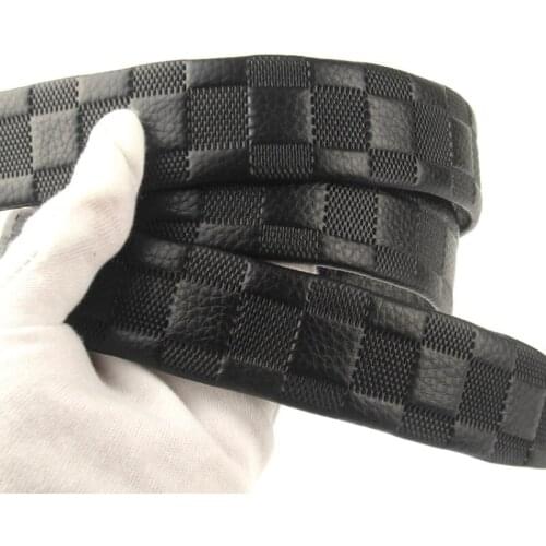 New Head Layer Cowhide Automatic Buckle Strip Mens Pure Cowhide Belt Belt Body Unbuttoned Men Belt Strip Head Layer Cowhide