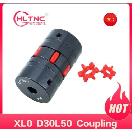 XL0 D30L50 star coupling quincunx elastic coupling claw coupling 45 round steel XL / ml large torque coupling