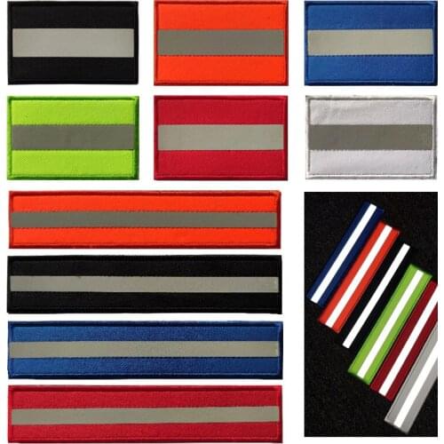 Reflective Alpha FSB Embroidery Badge Russia Army Tactical Military Patches Personality Outdoor Cloth Hat Backpack Stickers