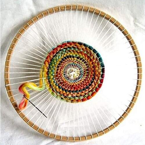 29cm Handmade Weaving Machine Multifunctional Round Wooden Machine Tools Knitting Loom Craft DIY Tools Sewing Accessories