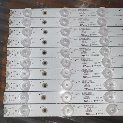 10PC/LED Backlight strip LE48A31 LE48B510F LSC480HN10 LS48H310G LE48G520N LED48D08-ZC21AG-01 LE48D8-03(D) A 30348008220 E320262