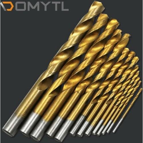 13PCS 2.0-12mm Cobalt Coated Twist Drill Bit Set For Wood/Metal Hole Cutter Power Tools