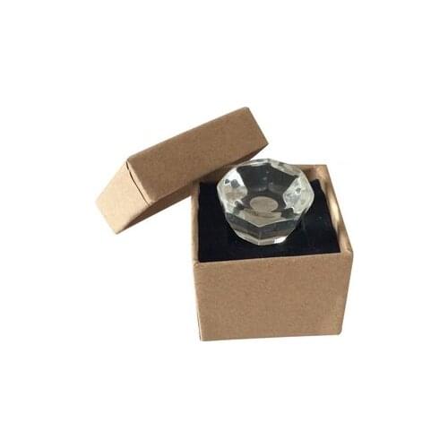 200pcs false Eyelash Extension Crystal Glass Adhesive Glue Ring Cup Holder Pallet Makeup Tool Holder Eyelash DHL