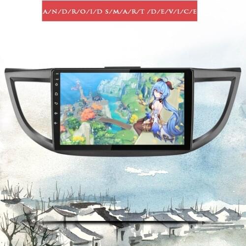 Free ship 8 Core Android 10.0 6GB+128GB Auto radio music gps monitor CarPlay 4g wifi multimedia headunit for Honda CRV 2012-2016