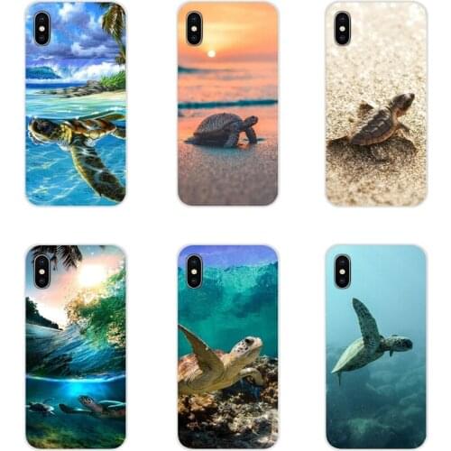 Accessories Phone Shell Covers For Huawei Mate Honor 4C 5C 5X 6X 7 7A 7C 8 9 10 8C 8X 20 Lite Pro Sea turtle cute coque