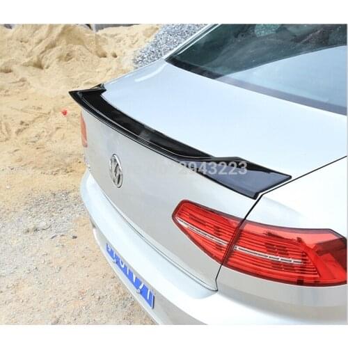 Auto Part ABS Plastic Unpainted Color Rear Roof Trunk Wing Boot Roof Spoiler For Volkswagen passat B8 2017 2018
