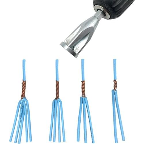 Wire Twisting Tool Connector Electrician Automatic Stripping Universal Terminal Block Quick Wiring Head Universal Wire Connector