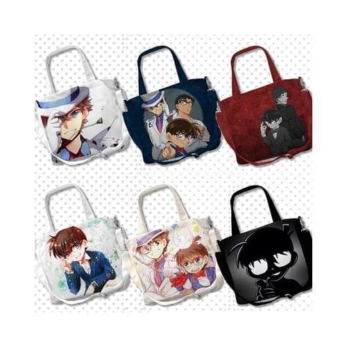 IVYYE Detective Conan Fashion Anime Shopping Bags Casual Customized Shoulder Bag Cartoon School Gifts Unisex