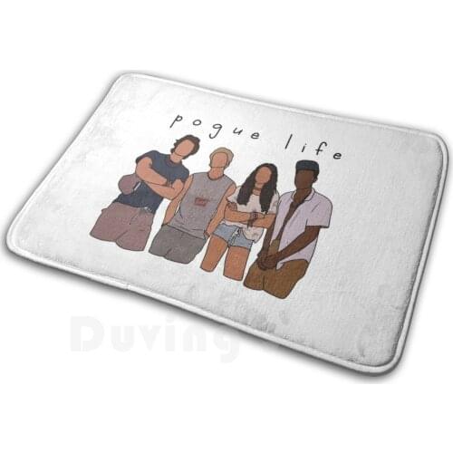 Pogue Life Mat Rug Carpet Anti-Slip Floor Mats Bedroom Obx Pogue Life Pogue Life Outer Banks Outer Banks Jj John B Kiara Kie